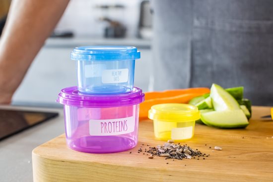 7 műanyag edényből álló készlet az adagszabályozáshoz - Kitchen Craft