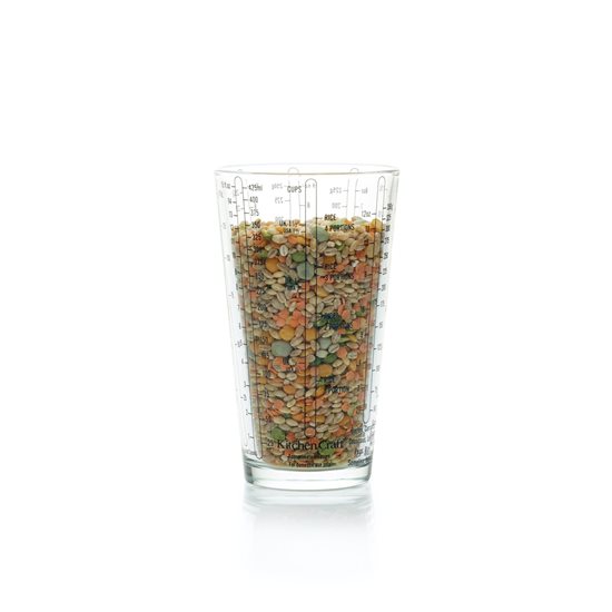 Mug for measuring ingredients, 425 ml, made from glass - made by Kitchen Craft