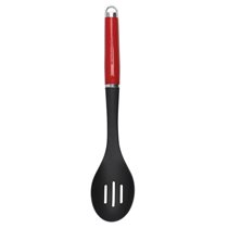 Nylon slotted spoon, 34 cm, Empire Red - KitchenAid brand