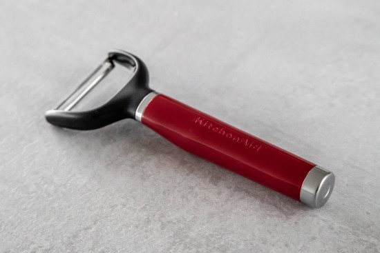 Fruit and vegetable peeler, 'Y' shaped, stainless steel, Empire Red - KitchenAid