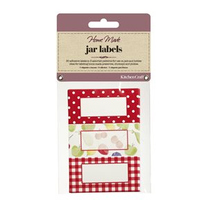 Set of 30 labels for jars, orchids - by Kitchen Craft