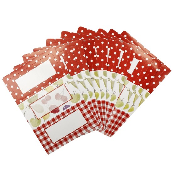 Conjunto de 30 rótulos para potes, modelo frutas - Kitchen Craft