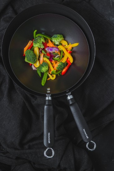 Tigaie wok 26,5 cm - Kitchen Craft