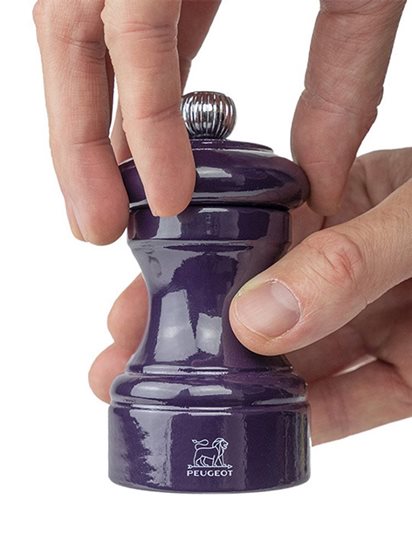 Pepper grinder, 10 cm "Bistro", Eggplant - Peugeot