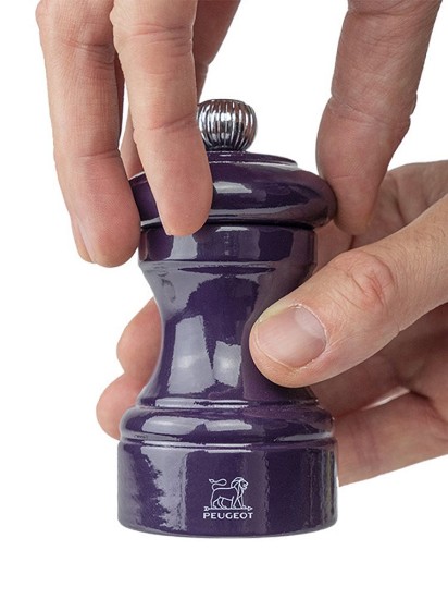 Grinder tal-bżar, 10 cm, "Bistrorama", Eggplant - Peugeot