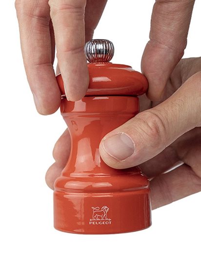 Pepper grinder, 10 cm, "Bistro", Terracotta - Peugeot