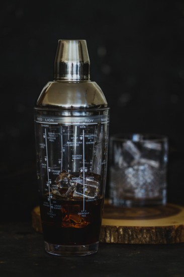 Koktejlový šejkr, vyrobený ze skla, 700 ml - BarCraft