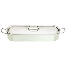 Stainless steel tray for fish, 60 cm - made by Kitchen Craft
