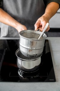 Ensemble bain-marie, acier inoxydable, 16 cm - Kitchen Craft