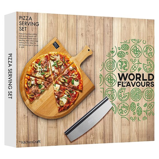 Servírovací set na pizzu, 34 × 35 cm – výrobca Kitchen Craft