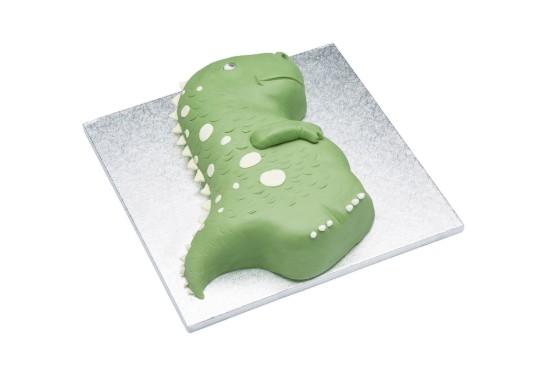 Dinosaur-formet wienerbrødsform, 22 x 32 x 5 cm, anodiseret aluminium - Kitchen Craft