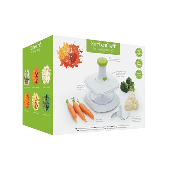 Ricer and slicer machine from "Healthy Eating" range, 1.5 l - made by Kitchen Craft