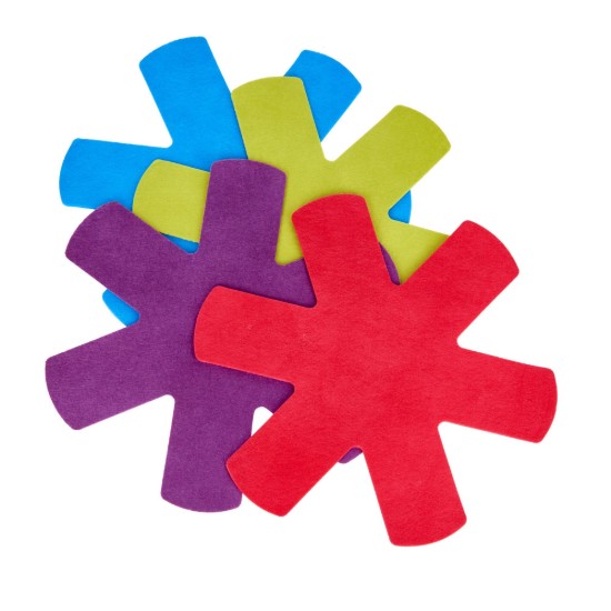 Set of 4 frying pan protection holders - Colourworks