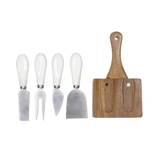 Conjunto de 5 facas para laticínios, aço inoxidável - por Kitchen Craft