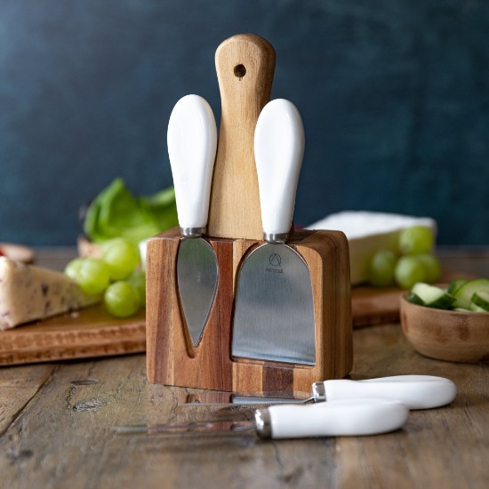 Set mit 5 Messern für Milchprodukte, Edelstahl - von Kitchen Craft