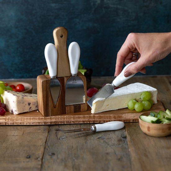 Set mit 5 Messern für Milchprodukte, Edelstahl - von Kitchen Craft