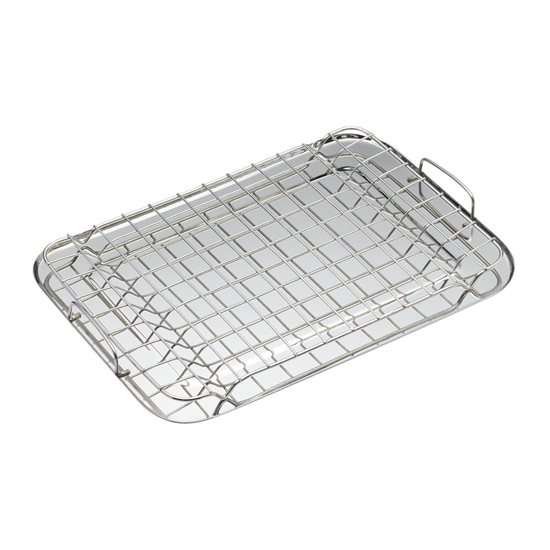 Forno para fumar alimentos, feito de aço inoxidável, 37,5 × 27 cm – feito por Kitchen Craft