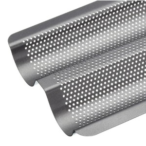 Baguette baking tray, steel, 39 x 16.5 cm - MasterClass