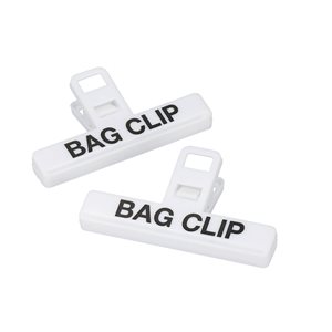 Set of 2 clips for sealing bags, 9 cm, plastic - by Kitchen Craft