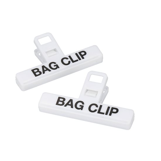 2dílná sada klipů na tašky, 9 cm, plast - Kitchen Craft