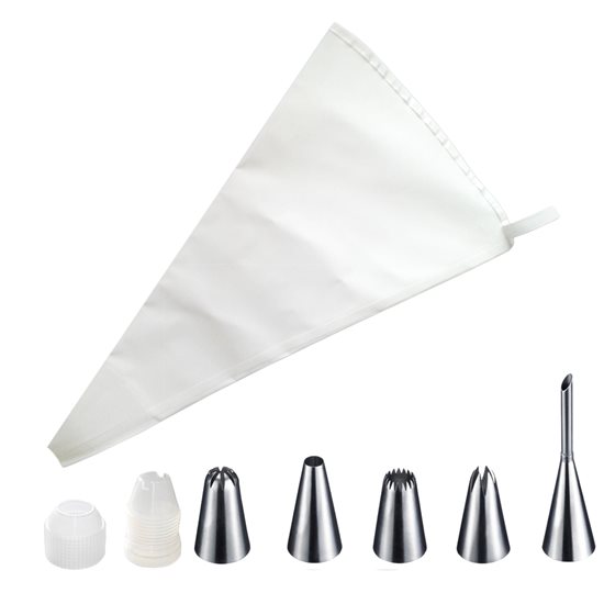 Pastry piping bag with 5 nozzles - Westmark