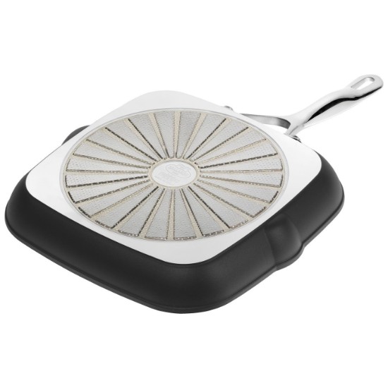 "ALBA" grill frying pan, non-stick, aluminum, 28 x 28 cm - Ballarini