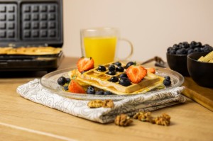 3-in-1 sandwich maker, 2 slices, 800 W - Zokura