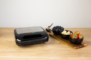 3-in-1 sandwich maker, 2 slices, 800 W - Zokura