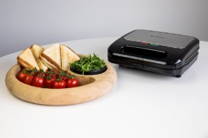 3-in-1 sandwich maker, 2 slices, 800 W - Zokura