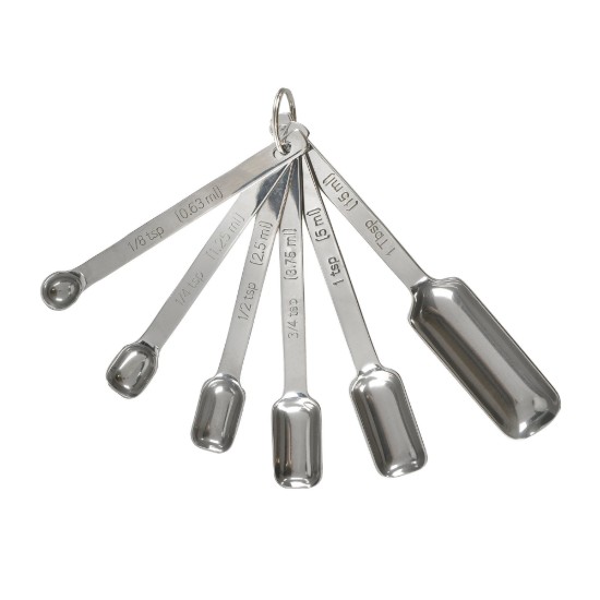 6-osaline mõõtelusikakomplekt, roostevaba teras, “Master Class” - Kitchen Craft