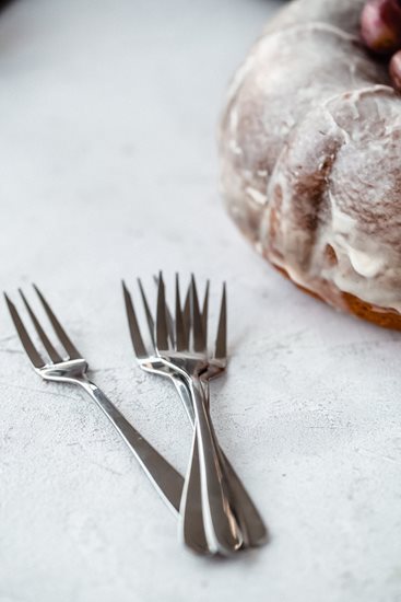 Sæt med 4 (bestik) gafler lavet af rustfrit stål - fra Kitchen Craft