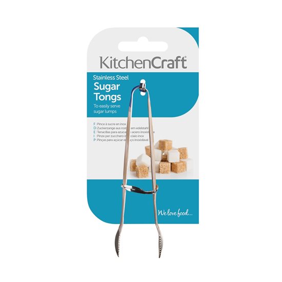 Pair of tongs, for sugar, stainless steel - made by Kitchen Craft