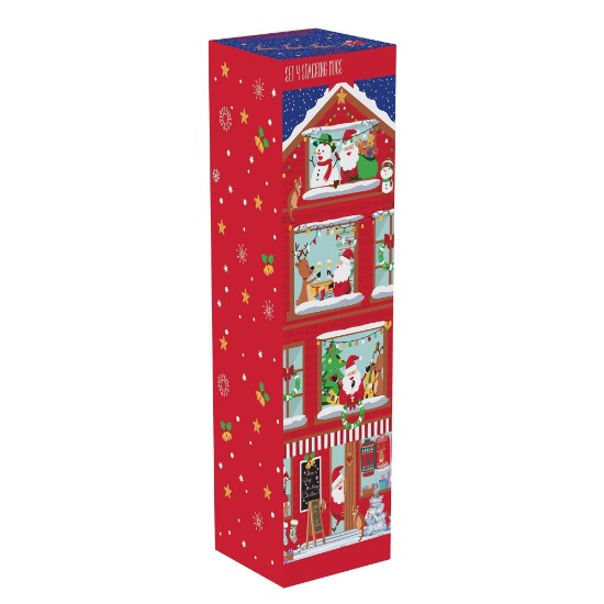 Set of 4 "Christmas Neighbors" porcelain mugs, 275 ml - Nuova R2S 
