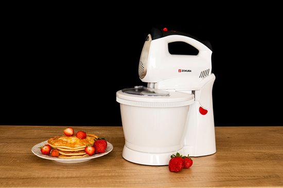 Hand mixer with bowl, 400 W, 2.5L - Zokura