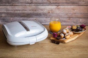 Walnut-shaped cookie maker, for filling 12 cookies, 1400W - Zokura