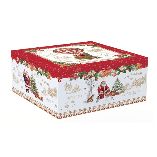 Porcelanasta skodelica s krožničkom, 250 ml, "CHRISTMAS MEMORIES" - Nuova R2S