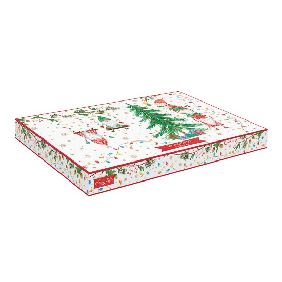 Prato de servir feito de porcelana, 35 x 23 cm, <<READY FOR CHRISTMAS>> - Nuova R2S marca