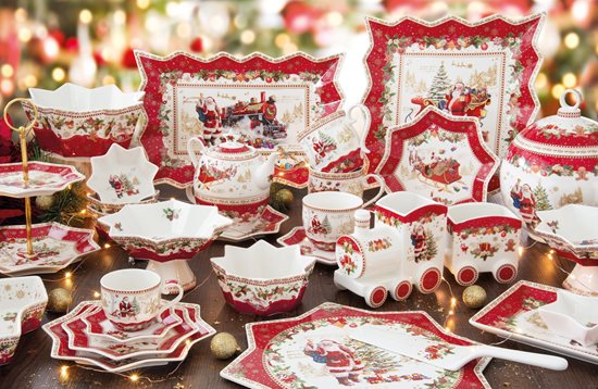 Serviravimo lėkštė, 35 × 23 cm "CHRISTMAS MEMORIES", porcelianas - Nuova R2S