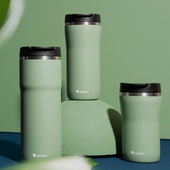 "Mocca Leak-Lock" thermo-insulated mug, 350 ml, <<Sage Green>> - Aladdin