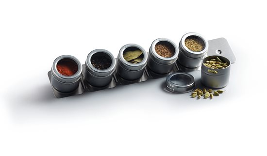 Set with magnetic support for spices, 43 × 7.5 cm - Kitchen Craft