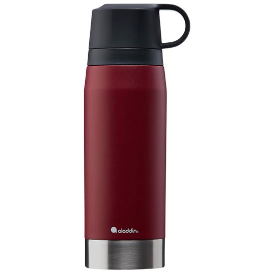 CityPark Thermavac thermo-insulating bottle, 1.1 L, Burgundy - Aladdin