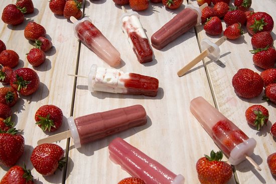 Sraith de 8 múnlaí popsicle oighir, plaisteach - Kitchen Craft