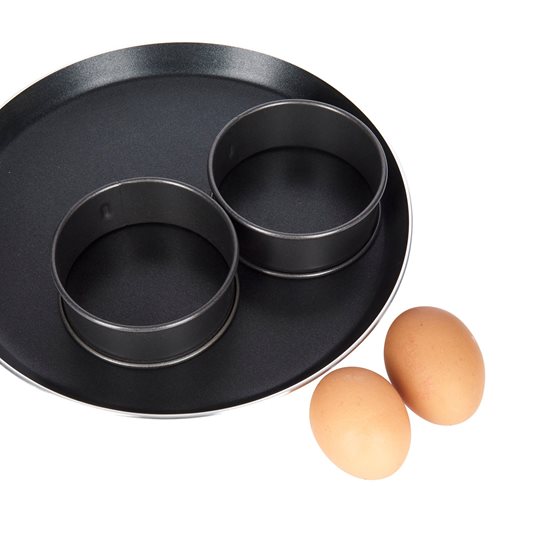 Сет од 2 прстена за кување јаја, 9 цм, челик - Китцхен Црафт