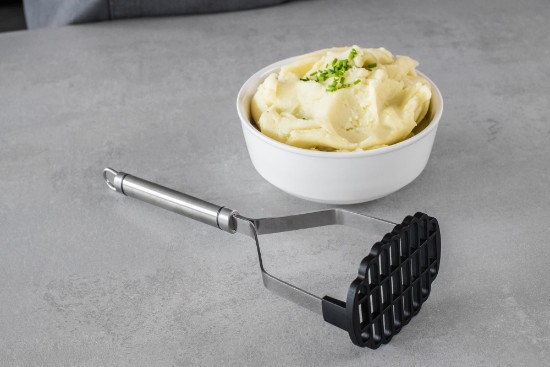 Manual potato masher, heat-resistant, black - Kitchen Craft