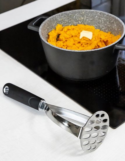 Manual potato masher, stainless steel, 28 cm - Kitchen Craft
