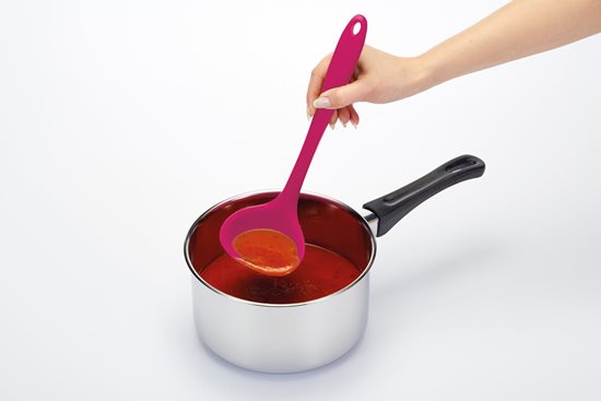 Ladle, silicone, 28 cm, pink - Kitchen Craft
