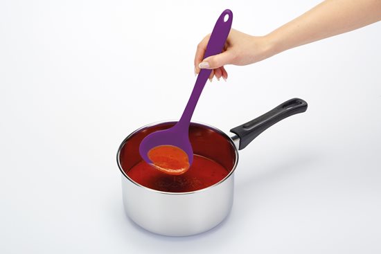 Ladle, silicone 28 cm, purple - Kitchen Craft
