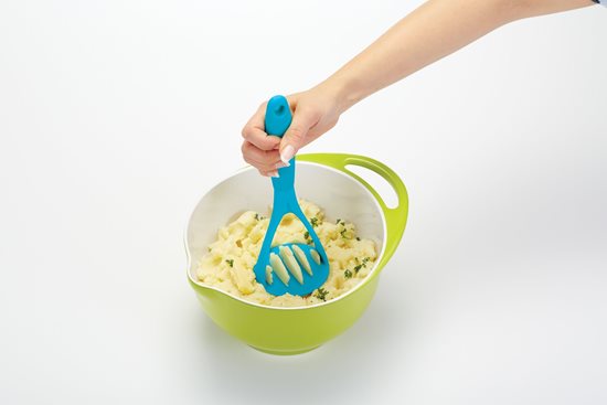 Manual potato masher, 25 cm, blue - by Kitchen Craft