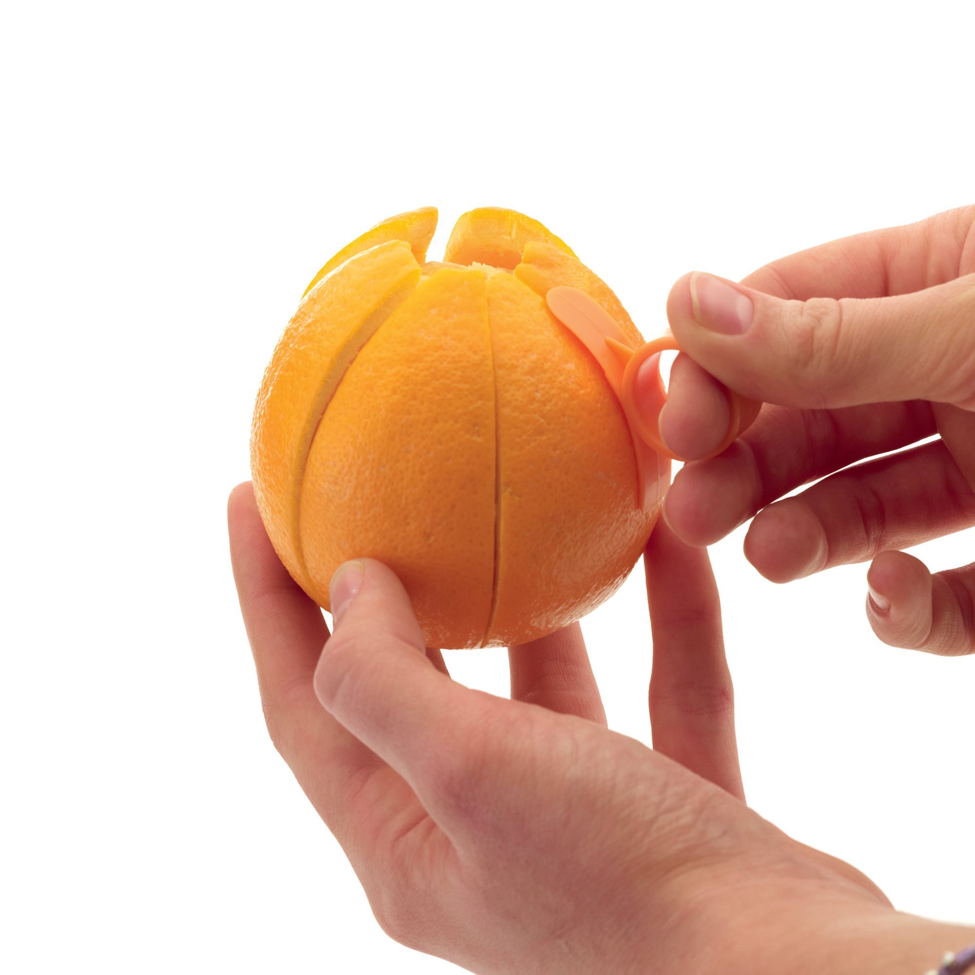 Set di 2 utensili per sbucciare le arance, in plastica - di Kitchen Craft