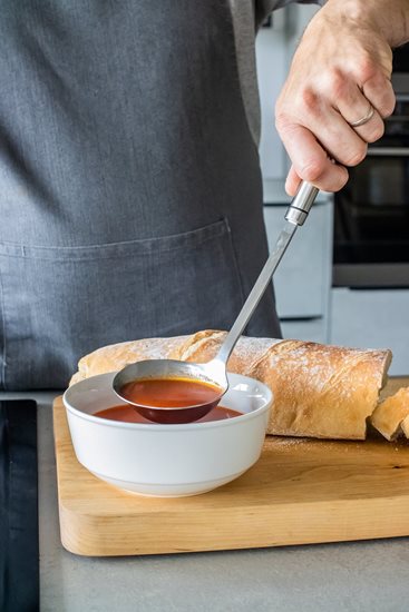 Cucharón para salsa, acero inoxidable, 28 cm – Kitchen Craft